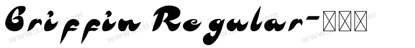 Griffin Regular字体转换